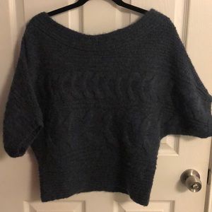 Free people Blue/gray knit sweater